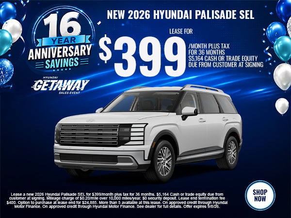 New 2026 Hyundai Palisade SEL