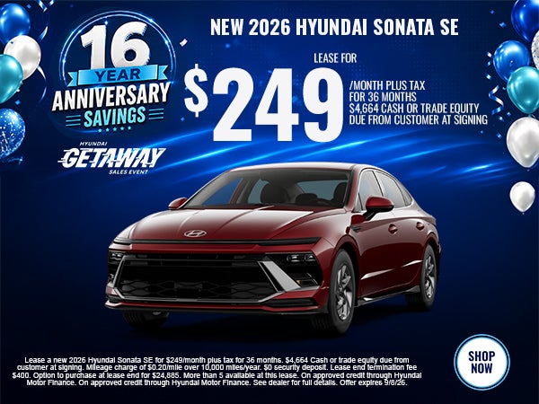 New 2026 Hyundai Sonata SE
