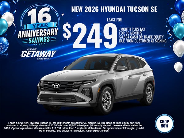 New 2026 Hyundai Tucson SE
