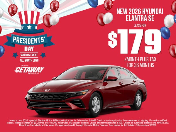 New 2026 Hyundai Elantra SE