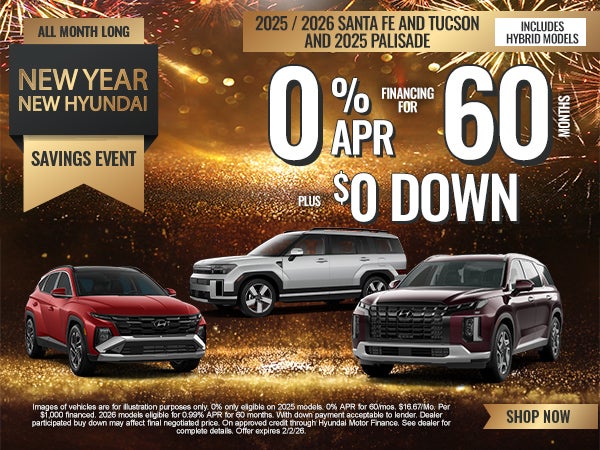 2025 / 2026 Santa Fe and Tucson and 2025 Palisade