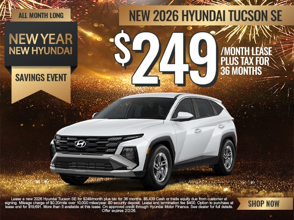 New 2026 Hyundai Tucson SE